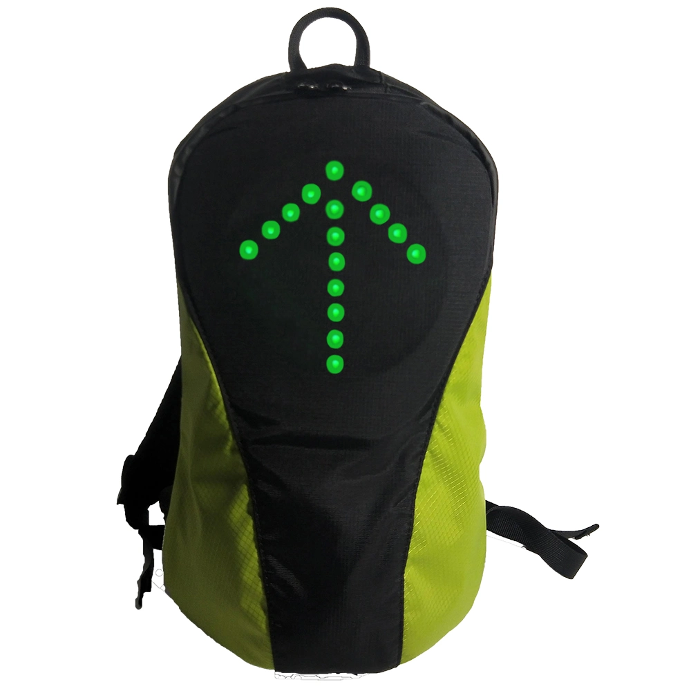LED Backpack with Direction Indicator USB Rechargeable Bag Safety Light for Cycling at Night Suitable for Scooters RS-1904293-1 Price 15% off