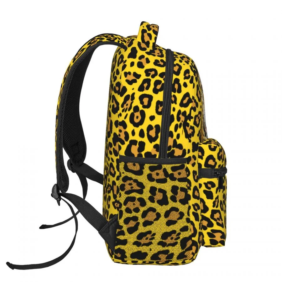 Jaguar Leopard Pattern Backpack for Junior and High School Students