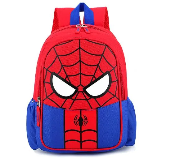 New Cartoon Cute Children Backpack Bag Kindergarten Boy Spiderman School Bag School Backpack