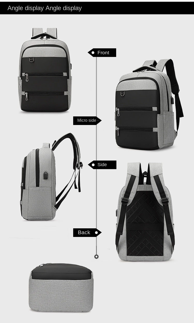 Hot Waterproof Fashion Teenagers Large Capacity USB Charging Interface Fashion Laptop Backpack Large Capacity Backpack