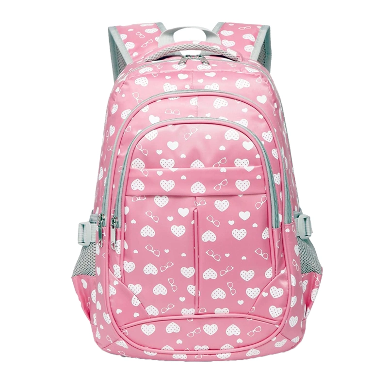 Custom Logo Student Bookbags School Laptop Backpack Bag for Girls Children Kids