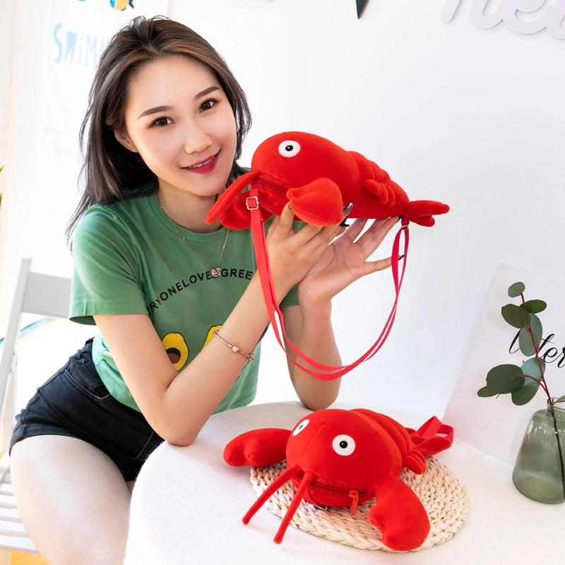 Plush Toys Lobster Backpack Bag Baby Toys