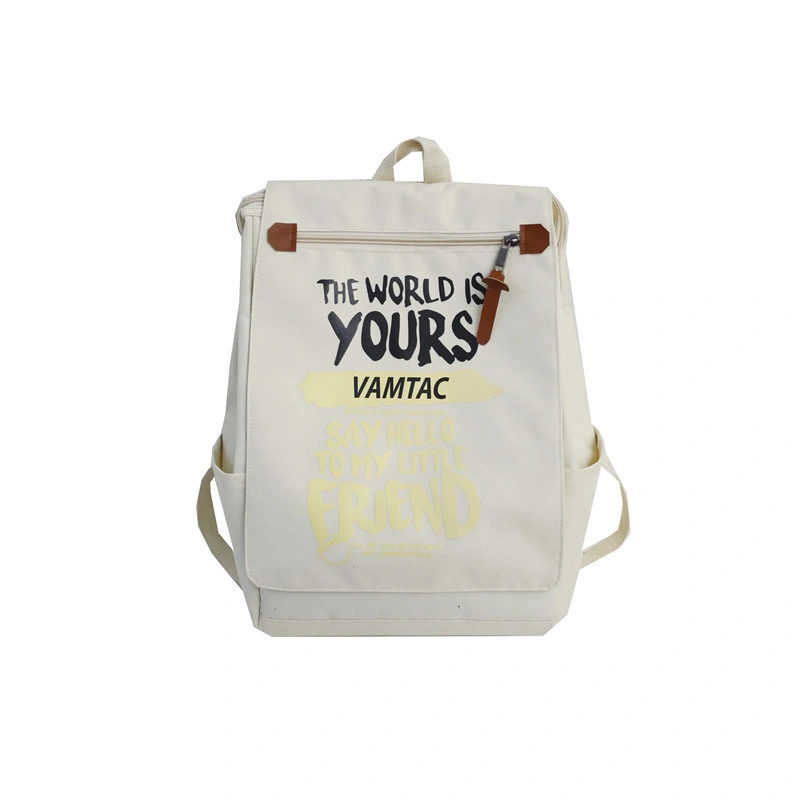 Teenagers Large Letter Printed Backpack