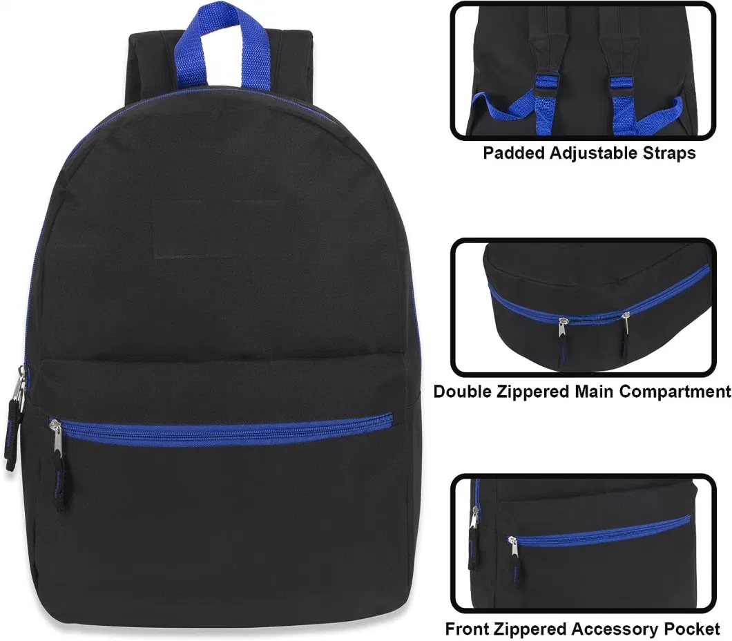 Classic 17 Inch Backpacks in Bulk Wholesale for Boys and Girls