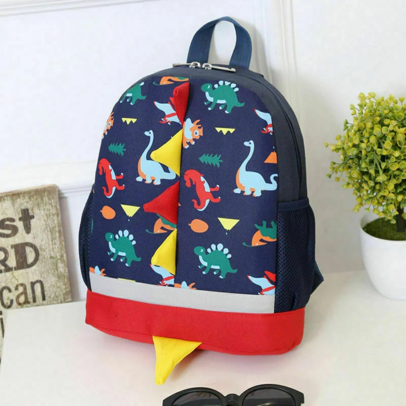 Baby Boys Girl Kid Backpack Dinosaur Pattern Animals Rucksack School Bag