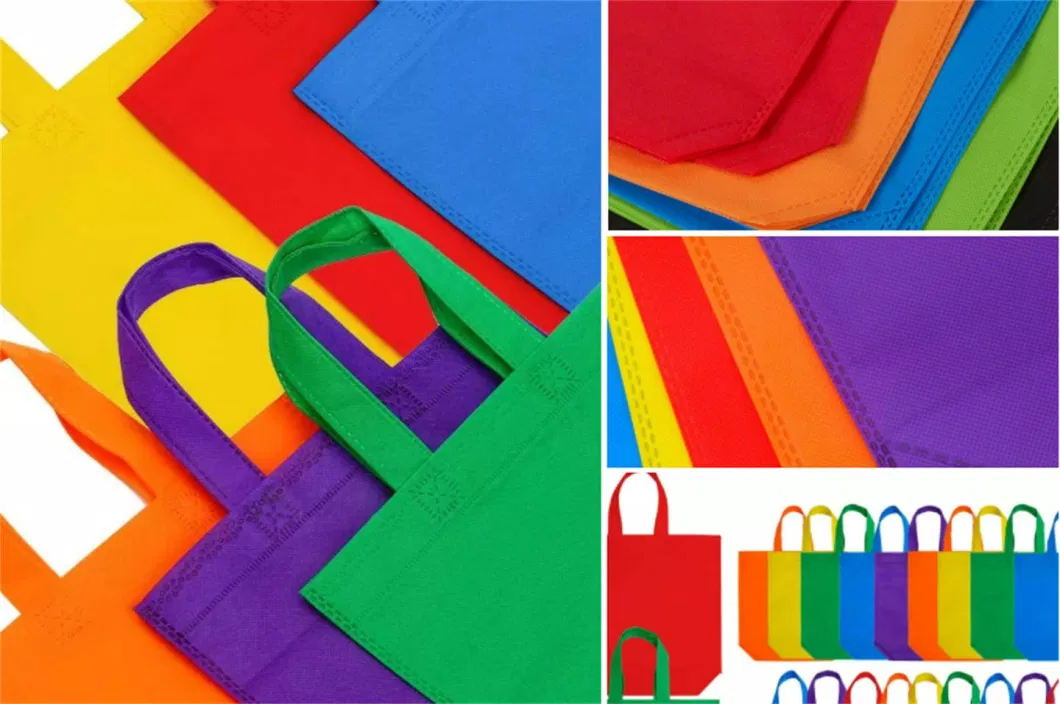 Various Colors Tote Spunbond Polypropylene Nonwoven Bag