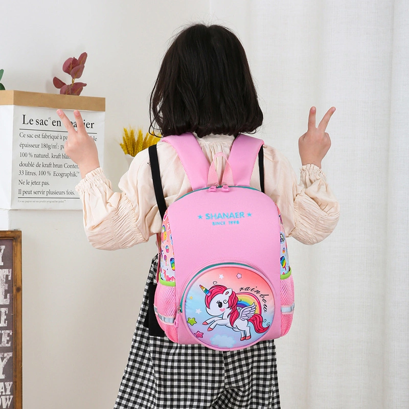 New Children&prime;s Backpack Cartoon Cute Kindergarten Baby Bag Korean Version Fashion Boys and Girls Light Weight Backpack Fashion