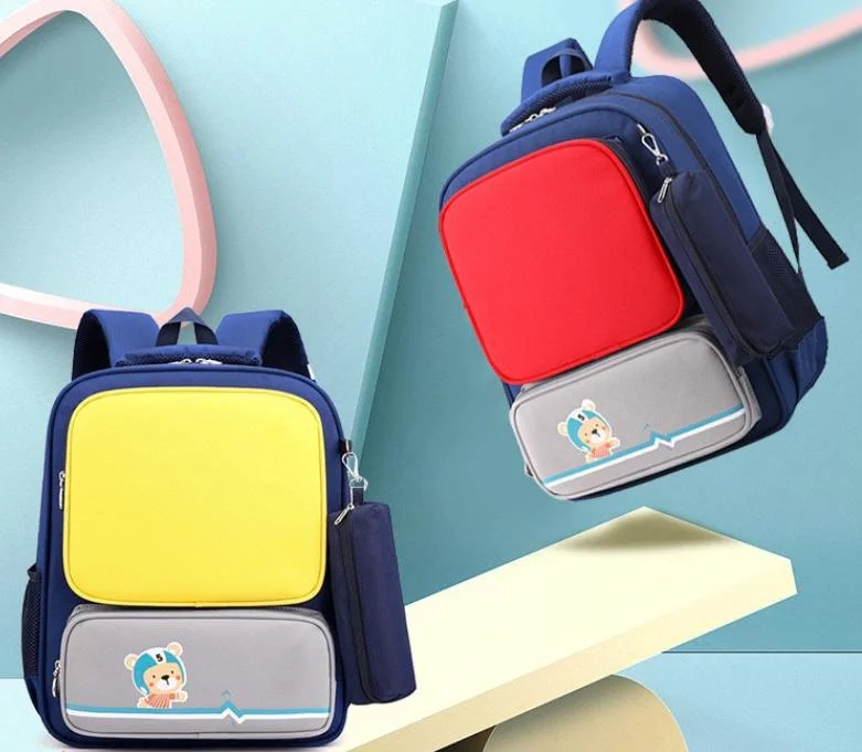 Children Fashion Backpack Customized Boy Girls Nylon Book Bag Cheap Popular Kids Soft School Bag