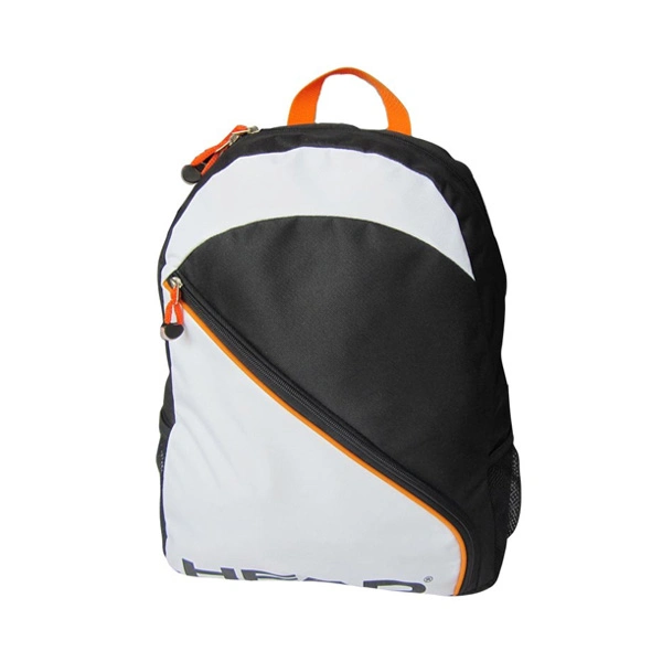 Young Simple with Oblique Zipper Casual Sports Backpack for Teenagers