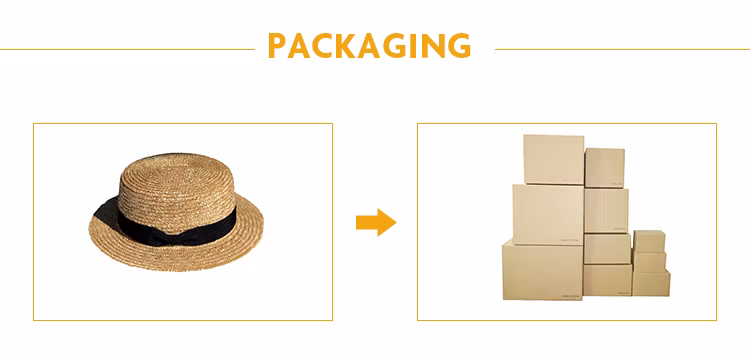 Summer New Woven Pattern Raffia Straw Hat Vintage Women Breathable Boater Beach Sun Hat