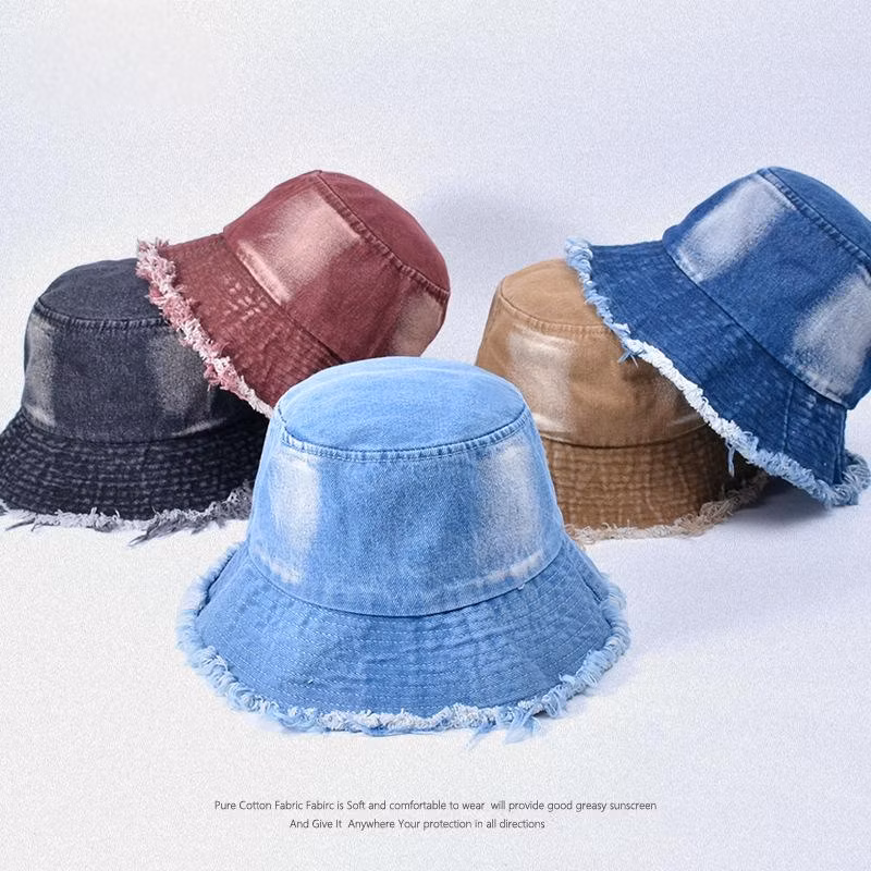 Summer Outdoor Fishing and Hiking Bucket Hat for Men and Women Breathable Sun Protection Hat Wide Brim UV Shielding Summer Sun Hat Bucket Hat