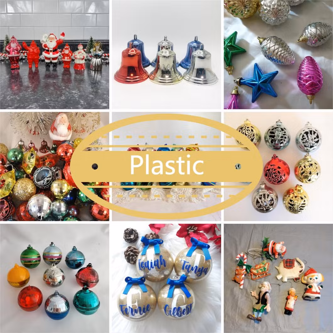Wholesale Price Custom Navidad Xmas Tree Hanging Decoration Personalized Santa Claus Snowman Pattern Metal Iron Christmas Red Green White Bells Ornament Factory