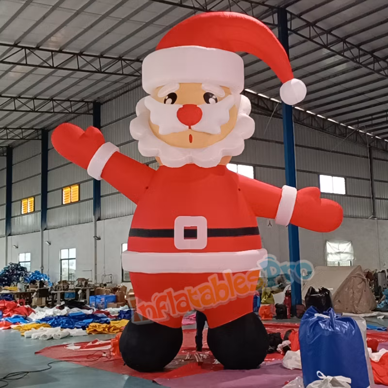Giant Inflatable Santa Claus for Christmas Event Decoration
