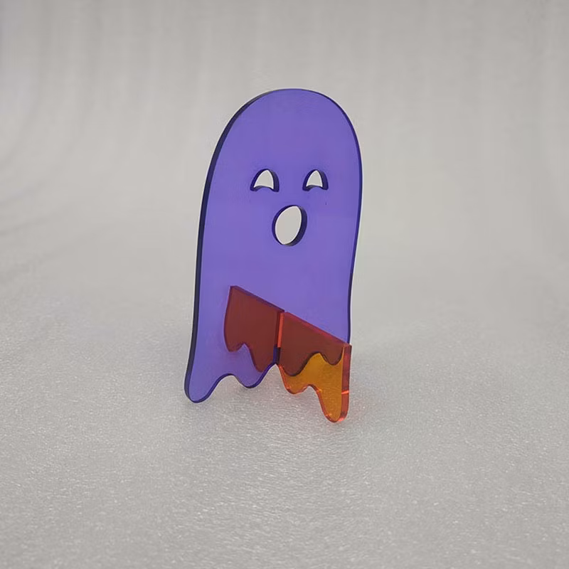 Acrylic Christmas Elf Figurine for Holiday Season and Festive Home Decor