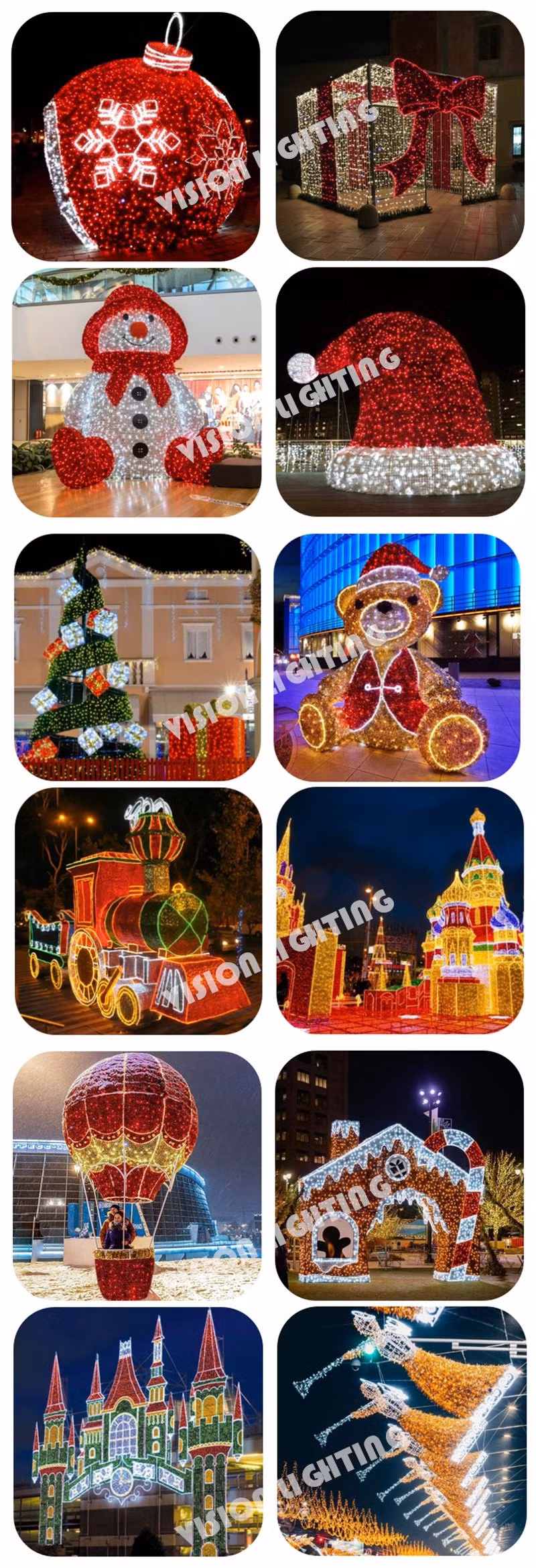 Waterproof UV Resistance Christmas Decoration Motif Lights Materials Pet Net Garland