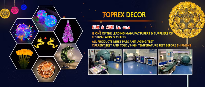 Large Indoor Outdoor Felt Personalized Metal Christmas LED Tree Decoration