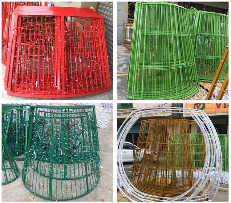 Waterproof UV Resistance Christmas Decoration Motif Lights Materials Pet Net Garland