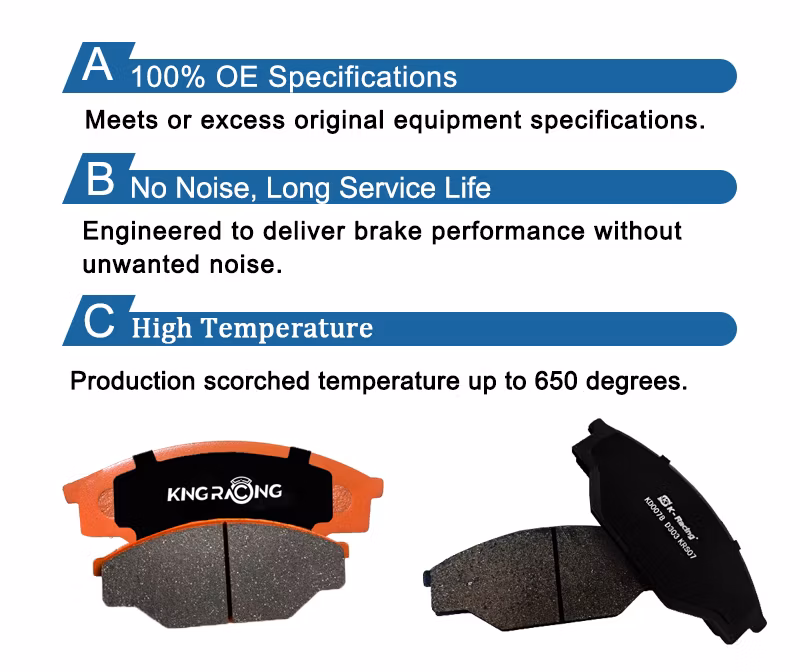 Perfect Car Brake Pad Manufacturing Companies Used for Corolla Jeep Haval Ssangyong