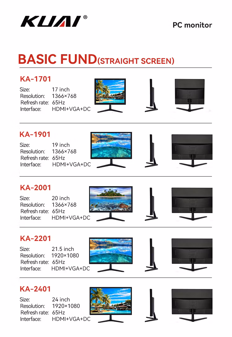 Curved Frameless Gaming Monitor FHD Curved 1ms 165Hz IPS Va Gaming Monitors AMD Freesync Premium Display Port HDMI Ultra Thin LED Computer PC Gaming Monitor