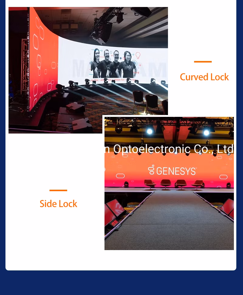 Easy Install Stage Rental Curved LED Display Screen P4.8 P3.9 P2.97 P2.6 Curved LED Screen Flexible Curve Video LED Screen Panel