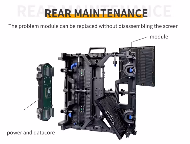 Fast Response Curved Flexible Indoor Rental Stage P3.9 LED Display Video Wall Video Function P5 Rental LED Display