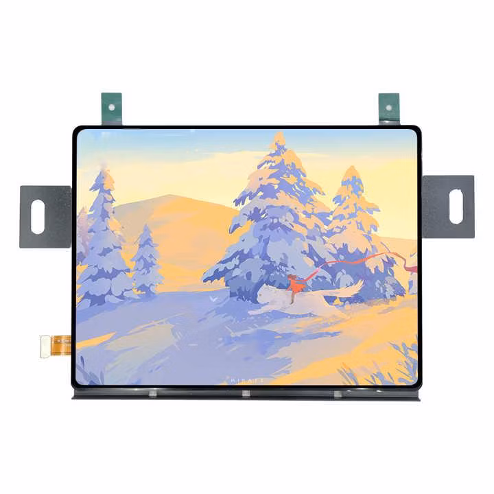 Hot Selling Foldable Green Design 60Hz 8 Inch Mipi Flexible Amoled Panel Display LCD Module with Capacitive Touch Screen