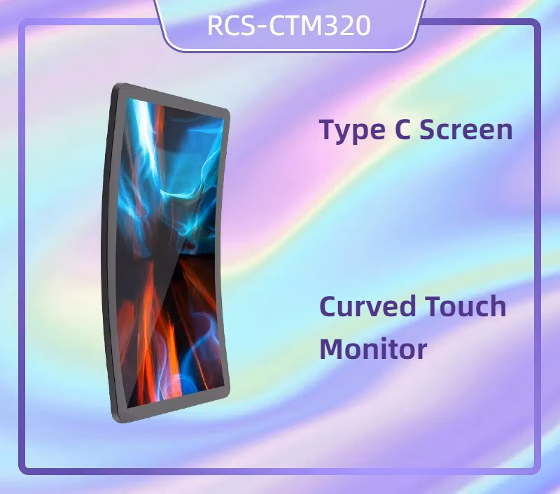 32-Inch Touch Curved Screen Slot for Casino with Type C Connectivity