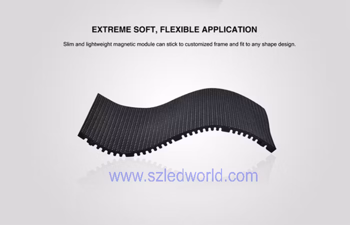 LED Soft Curtain Display, Flexible LED Screen, Curved LED Curtain -Szledworld