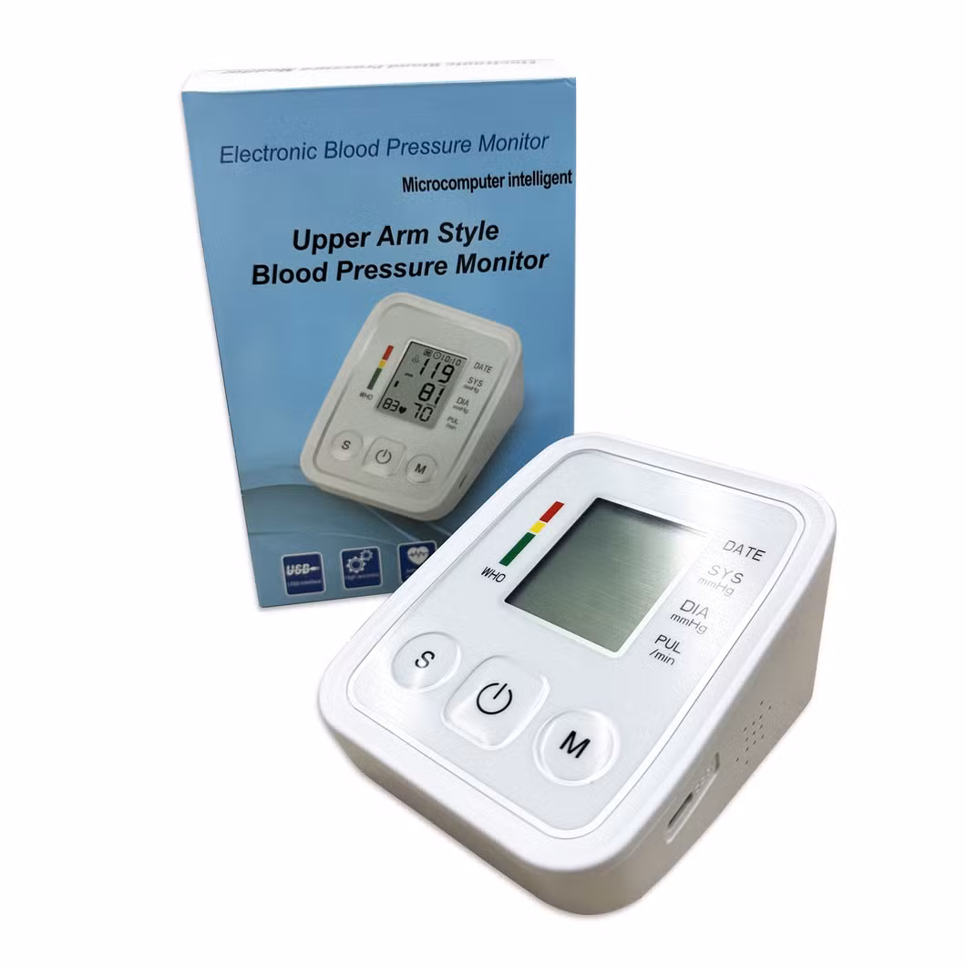 Hot Selling Bp Monitor Customization LED Large Curved Screen Digital Blood Pressure Machine Electric Blood Pressure Monitor