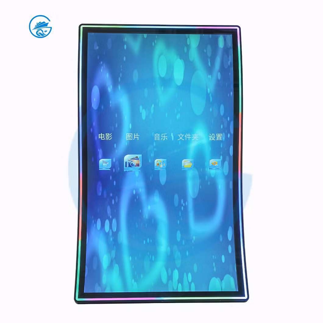 55 Inch Curved Aluminum Frame LED Capacitor Texas Keno Game Board Touch Curved Game Slot Machine PC Gaming Monitor