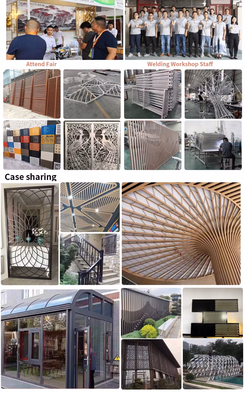 Cheap Price Black Slat Aluminum Steel Outdoor Fence Screen Decoration Divider Partition
