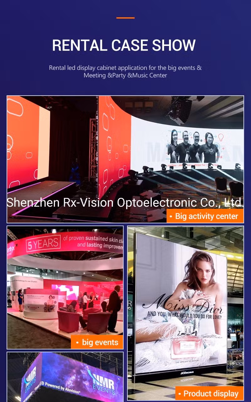 Easy Install Stage Rental Curved LED Display Screen P4.8 P3.9 P2.97 P2.6 Curved LED Screen Flexible Curve Video LED Screen Panel