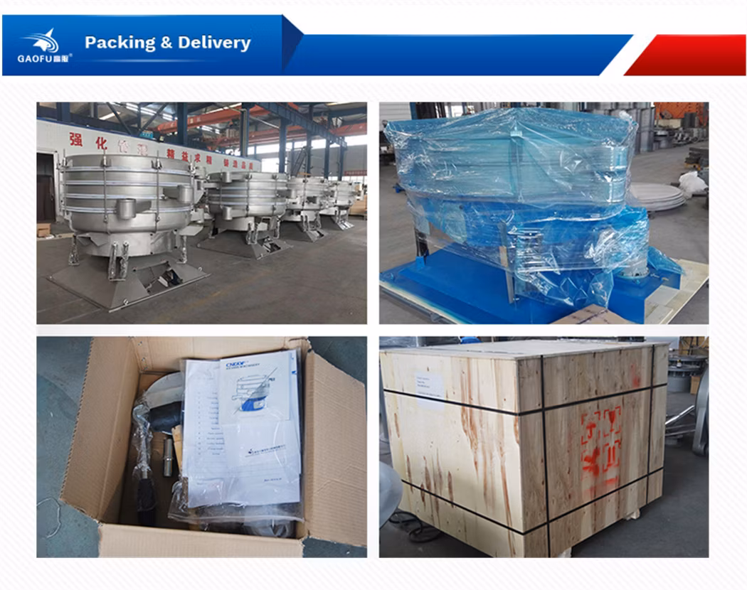 Gaofu Buckwheat Monosodium Glutamate New Design Circular Tumbler Vibratory Screen Machine