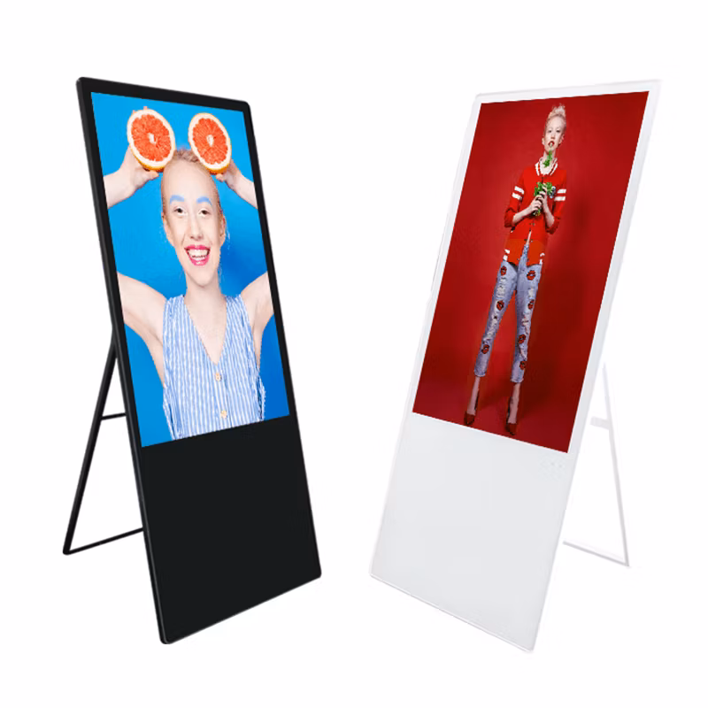 Shenzhen Manufacturer 75 Inch Large Signs Advertising Kiosk LCD Video to Advertise in Retail Stores Speaker Bar Screen