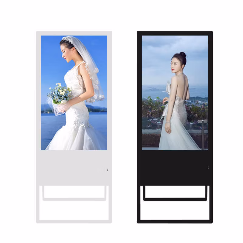 Shenzhen Manufacturer 75 Inch Large Signs Advertising Kiosk LCD Video to Advertise in Retail Stores Speaker Bar Screen