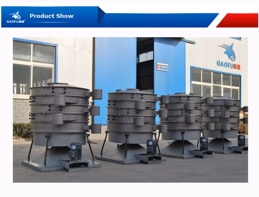 Gaofu Buckwheat Monosodium Glutamate New Design Circular Tumbler Vibratory Screen Machine