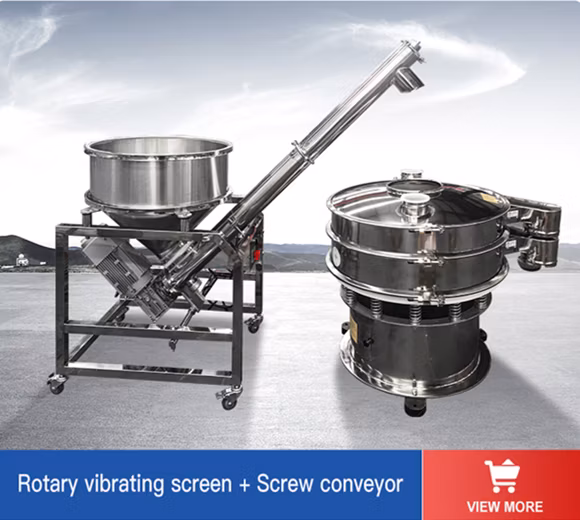 Gaofu Buckwheat Monosodium Glutamate New Design Circular Tumbler Vibratory Screen Machine