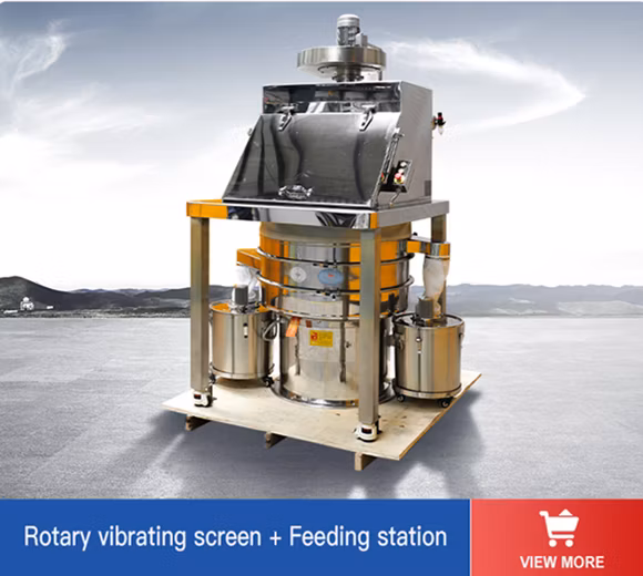 Gaofu Buckwheat Monosodium Glutamate New Design Circular Tumbler Vibratory Screen Machine