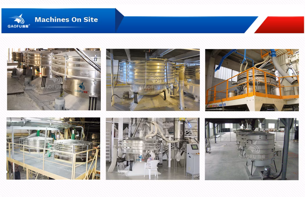 Gaofu Buckwheat Monosodium Glutamate New Design Circular Tumbler Vibratory Screen Machine