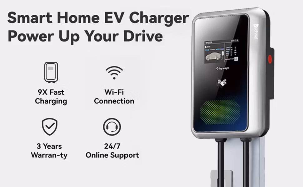 11kw Fast EV Charger Wall Box Mode 3 Phev Electric Car Charging Station