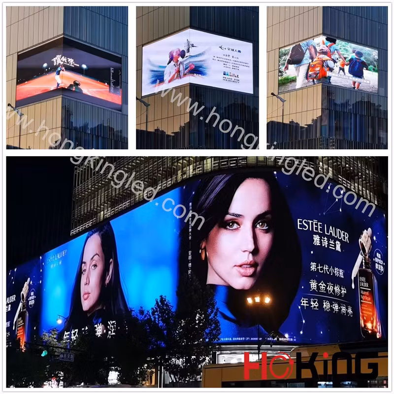 HD Digital Billboard Full Color LED Advertising Display Outdoor Flexible P4 P10 LED Screen Panel