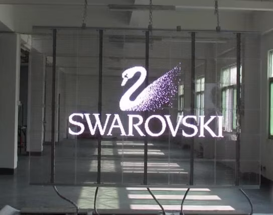 P3.91-7.8 Indoor High Brightness Flexible Curve LED Display Transparent LED Screens