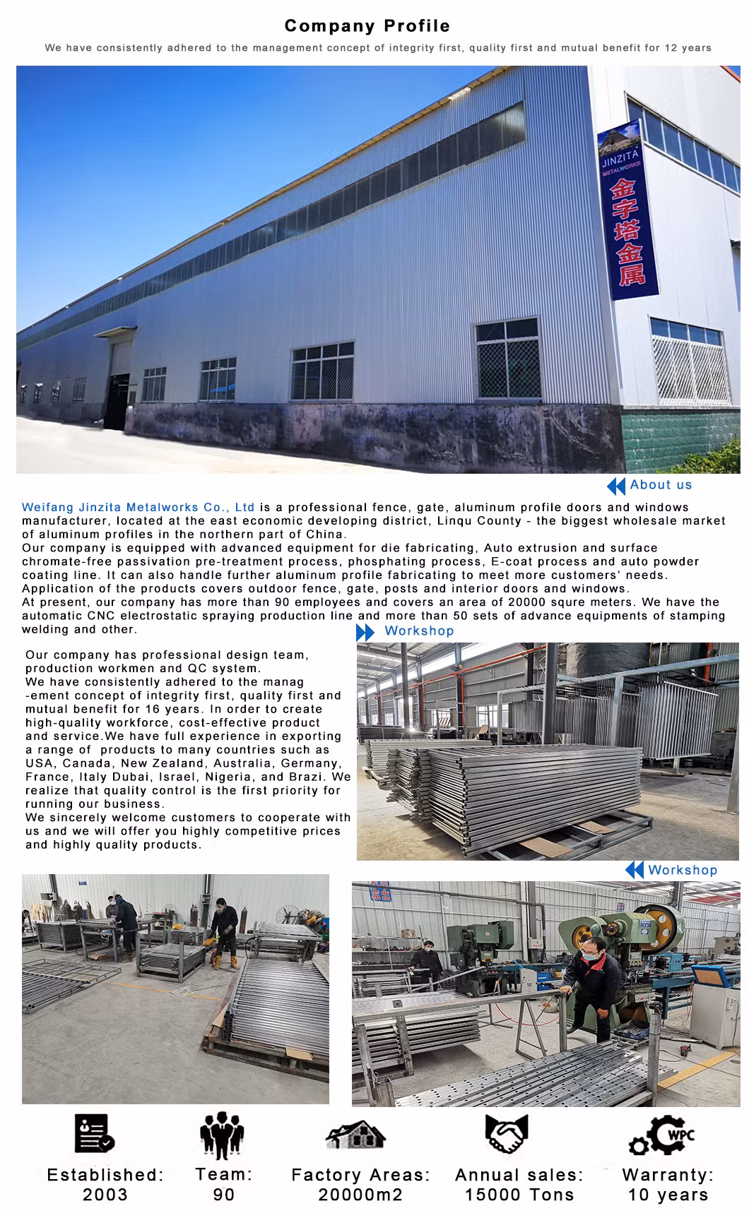Factory Manufacture Aluminum Screen Fencing / Home Screen Fencing / Screen Fencing, Safety Screen Fencing