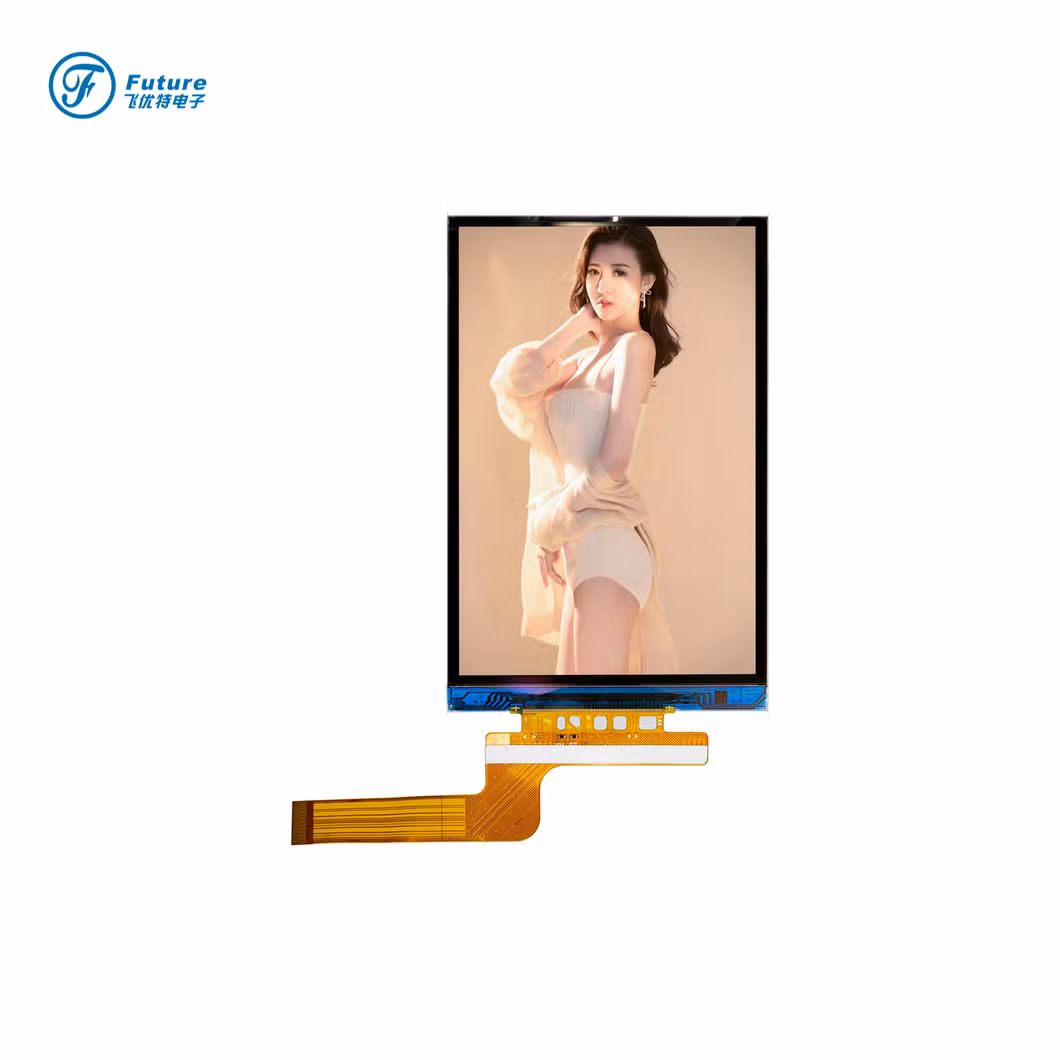 Flexible Custom 3.5 Inch 320X480 Color Display LCD Monitor TFT with White LED Backlight