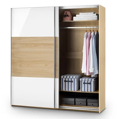 Modern Bedroom Sliding Door <a href='/wardrobe/'>Wardrobe</a> 20dd003 Melamine Furniture