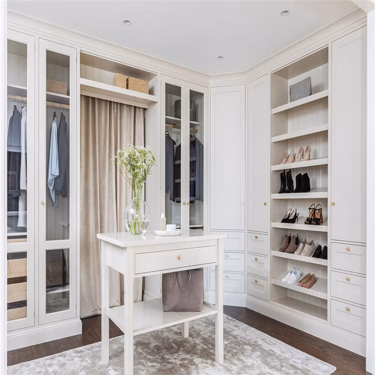 Modern Design Indoor Decorationsliding Wardrobe Office Wooden Wardrobe Cabinet