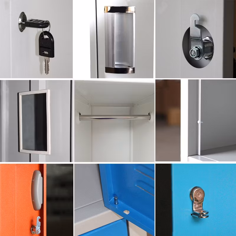Metal Single Door Bedroom Wardrobe Furniture