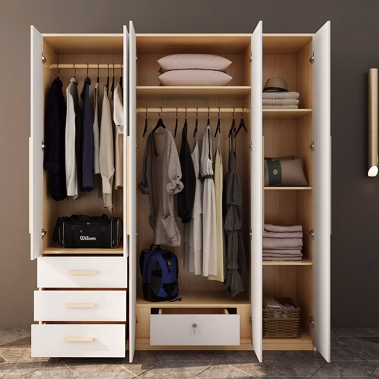 Wooden Clothes Closet Drawer Bedroom Armoire Organizer Big Closet