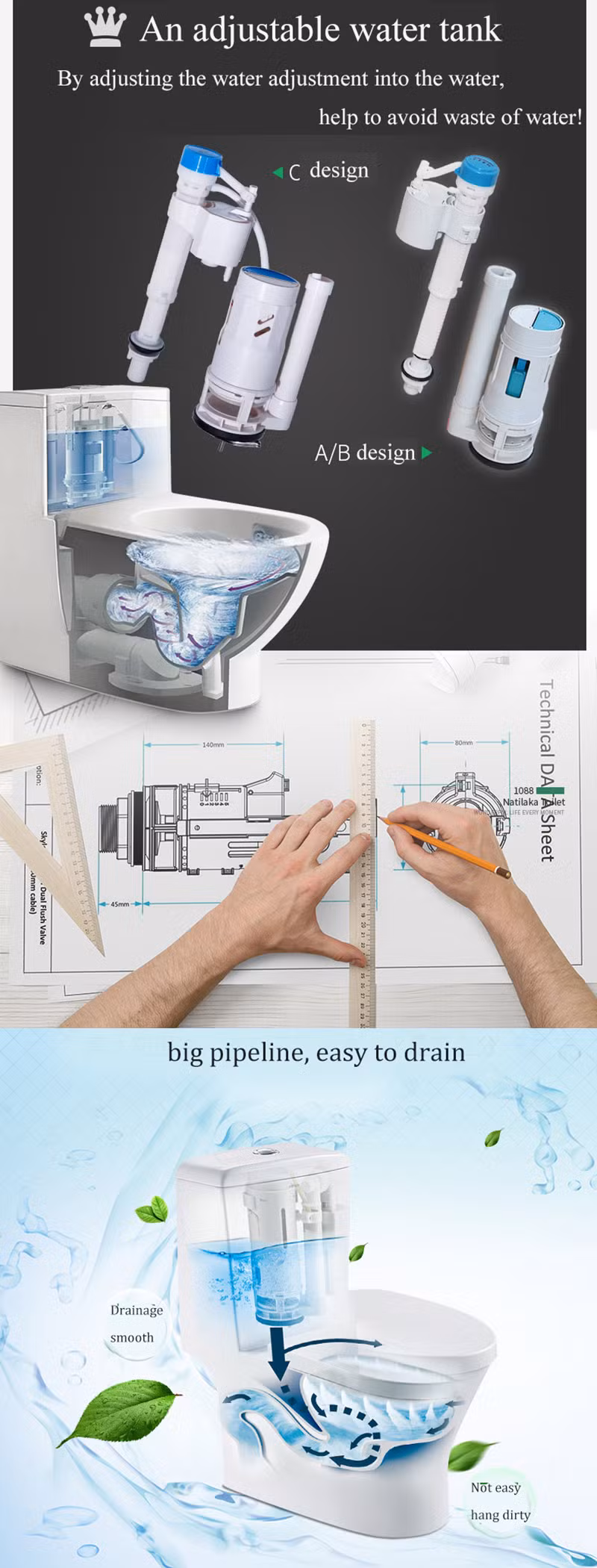High Quality S Trap Toilet White Glazed Color Distributor Ceramic Toilet Closet (BC-2025)
