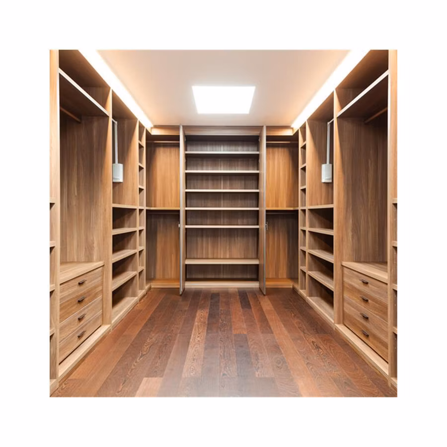 Custom MDF Sliding Door Storage Wardrobe Bedroom Furniture Closet